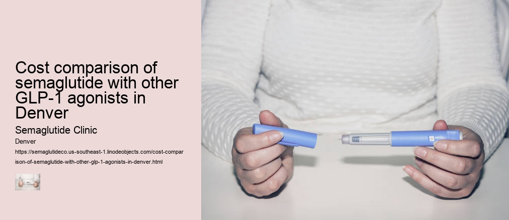 Cost comparison of semaglutide with other GLP-1 agonists in Denver